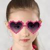 Multi-style Baby Sunglasses Headband Set Hearted Shaped Sunglasses & Bow Headband for Baby Girls Summer Outdoor Gift