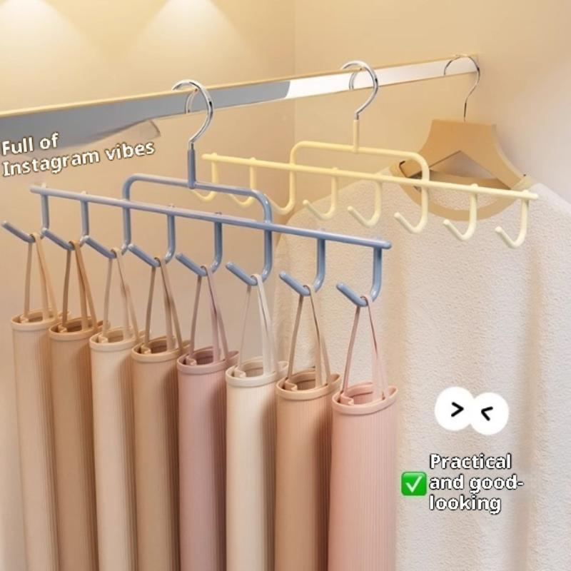 1Pc New Hat Rack Instagram-Style Cap Organizer With Hanging Hooks, Fits 8 Tall Caps For Dorm Closet Wall Mounted Baseball