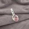 Purple Cat's Eye 925 Sterling Silver Pendant, Handmade Silver Jewelry, Gorgeous Cat's Eye Gemstone Jewelry For Gift