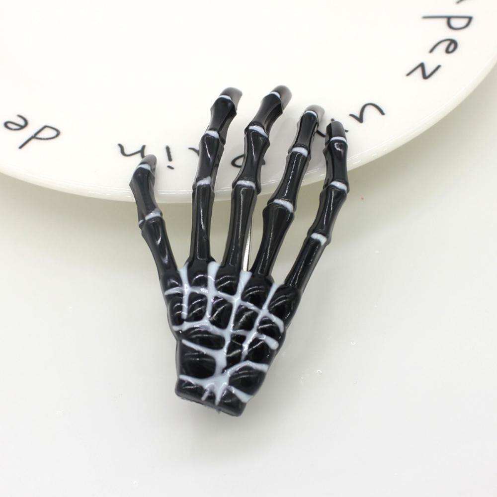 Μόδα Punk Skull Paw φουρκέτα Exaggerated Skull Bone Hand Claws στολίδια μαλλιών