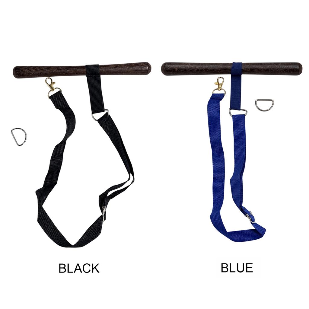 Saddle-Shaped T-Shaped Hanger with Adjustable Strap Wall Mount Saddle Rack for Routine Stable Care Pre-Race Preparation