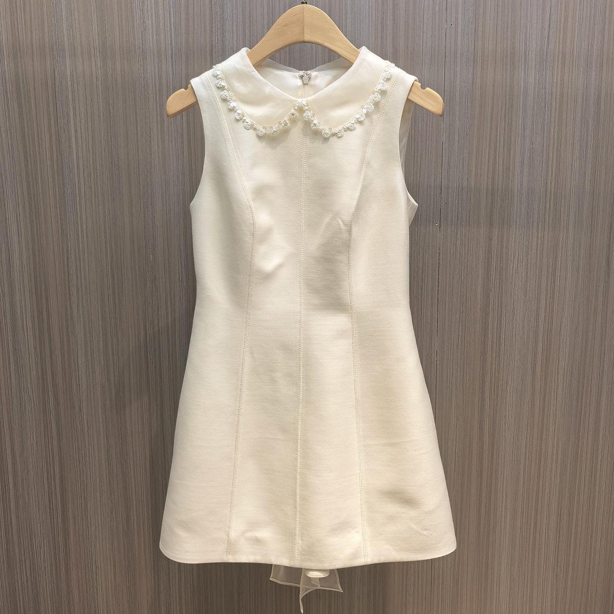

In Stock: 2026 Spring Bowknot Ruffle Sleeveless Vest Dress - New Style S