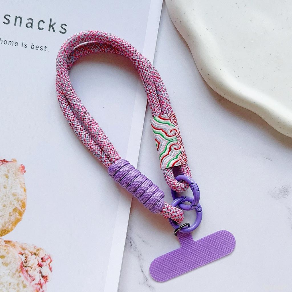 Universal Lanyard Mobile Phone Lanyard Wrist Strap Short Rope Hand Strap Hand Rope Decorative Handwoven for all Phone Case