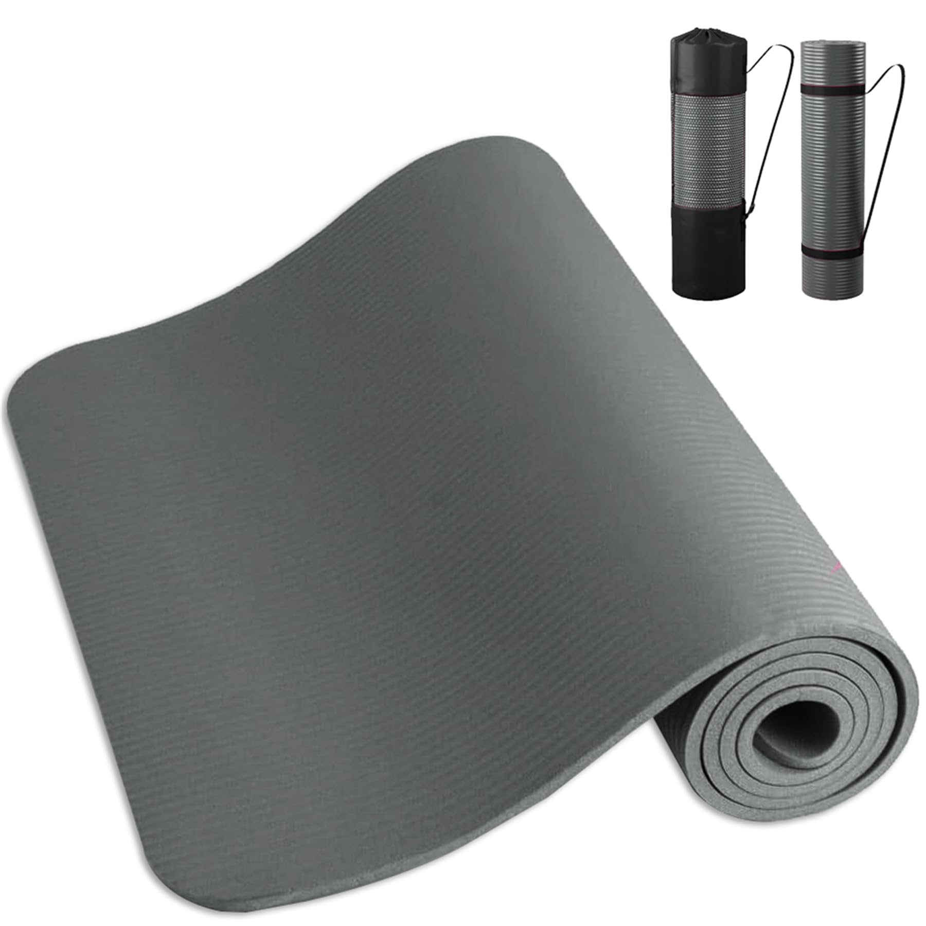 

Thick Yoga Mat for Yoga Hot Play Soundproofing 10mm/15mm Non-Slip Stretching, Rug, Training, Exercise, Yoga, Pilates, Dieting, Mat,