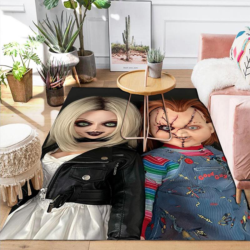 Chucky & Chica theme Rug Floor Mat for Living Room or Bedroom Soft and Comfortable Carpet a Gift for Birthday and Holiday.PFF260912043