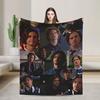 New Arrival Criminal Minds Spencer Reid Flannel Blanket  Warm Throw Blanket for Couch Chair Camping Bedspread Sofa Bed Cover