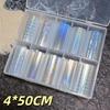 1 Set 10 Patterns Nail Foil Transfer Paper Metal Stickers For Professional DIY Nail Art Salon Home Decor
