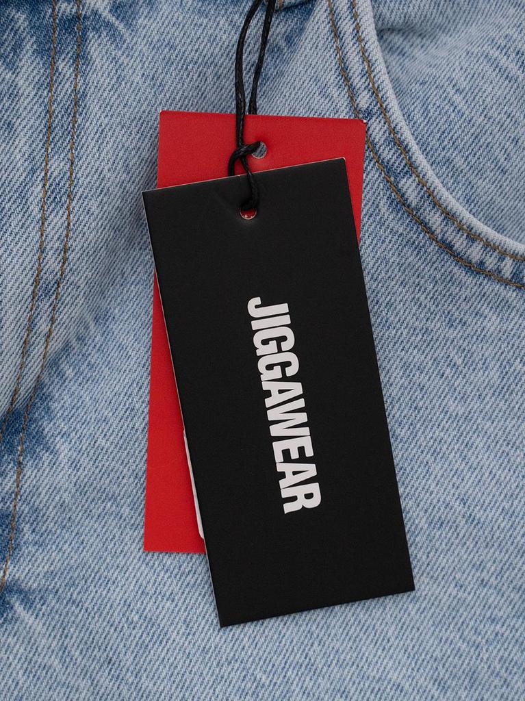 Jigga Wear Dude Men's Super Baggy Jeans Light Blue XXL