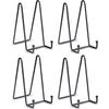 4pcs Decorative Photo Frame Support Plate With Substanding Extension Facing Support - Black - DD