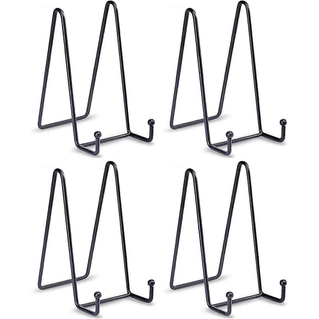 4pcs Decorative Photo Frame Support Plate With Substanding Extension Facing Support - Black - DD