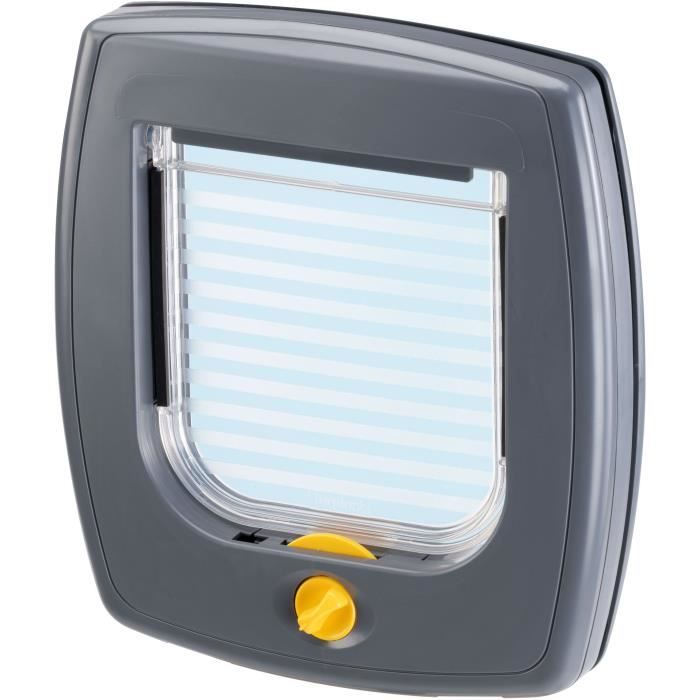 Chatière - FERPLAST - Swing 3 - 21,5 X 5 X 24 Cm - Gris