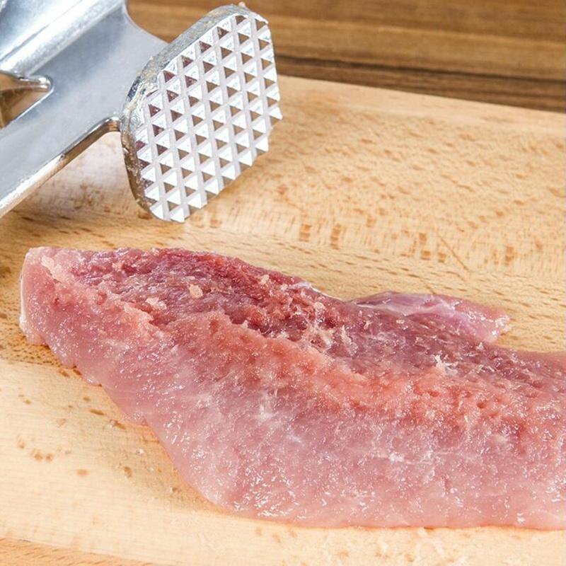 Steakzartmacher Aluminiumlegierung Fleischklopfer Einseitiger Hammer Rindfleisch Kochgeschirr Küchenzubehör
