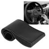 Microfiber Leather Steering Wheel Cover     Sewing Car Interior Accessory 38cmCelsius15in