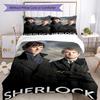 3pcs Sherlock Bedding Set Duvet Cover Closure Includes 1 Duvet Cover & 2 Pillowcases, Soft and Comfortable for All Seasons.