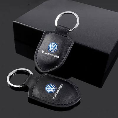 Car Styling Keychain Leather Key Ring Decorative Gift For VW Golf Caddy Amarok Atlas T5 Phaeton Scirocco Jetta Tiguan Nh8