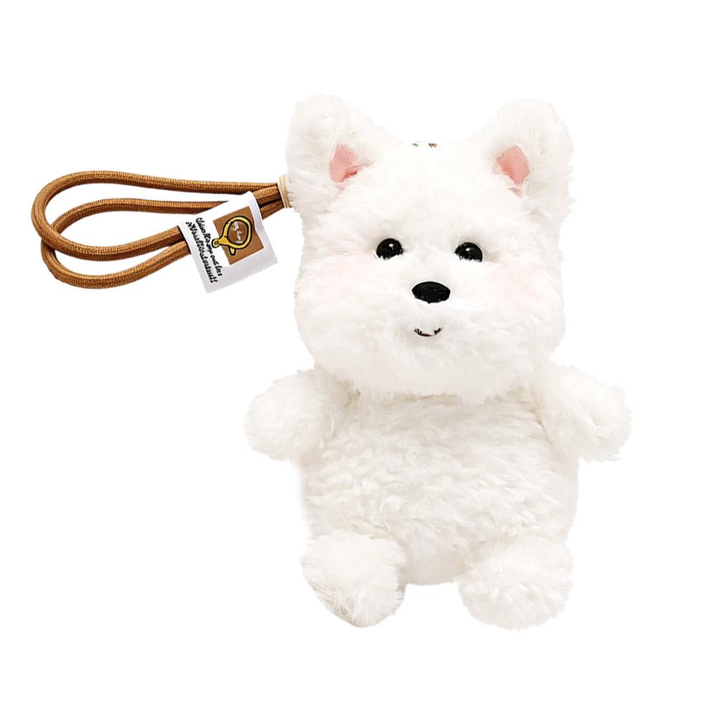 Cute Dog Plush Keychain Cartoon Stuffed Puppy Bag Pendant Backpack Charm Kawaii Animal Key Ring Holder Birthday Kids Gifts