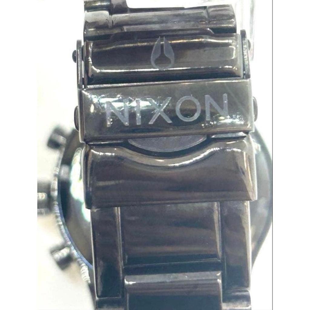 Used NIXON Chronograph Watch Black/Gold