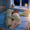 Cuscino per Mano Rilassante per il Sonno del Bambino con Modalità di Accarezzamento Regolabili Cuscino Accarezzante Succhietto Morbido Peluche Compagno di Coccole per Asilo Nido Ora della Nanna Viaggi Uso Ospedaliero
