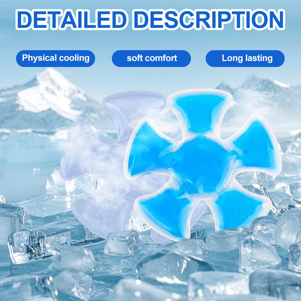 1PC Gel Ice Cap Ice Pad, Hat Cooling Artifact, Summer Temperature Heatstroke Prevention Head Cap Ice