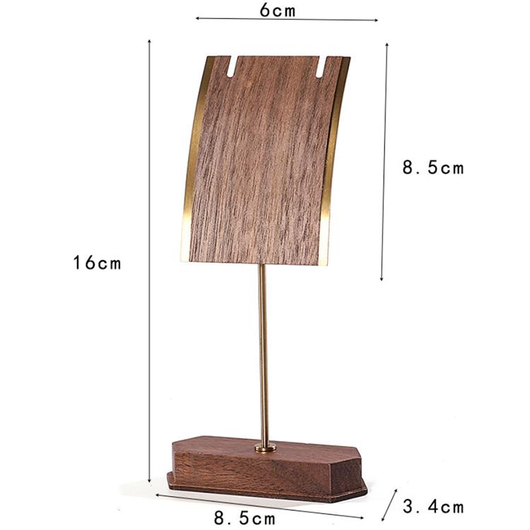Factory Metal Wood Jewelry Display Stand Necklace Earring Jewelry Display Props Holder