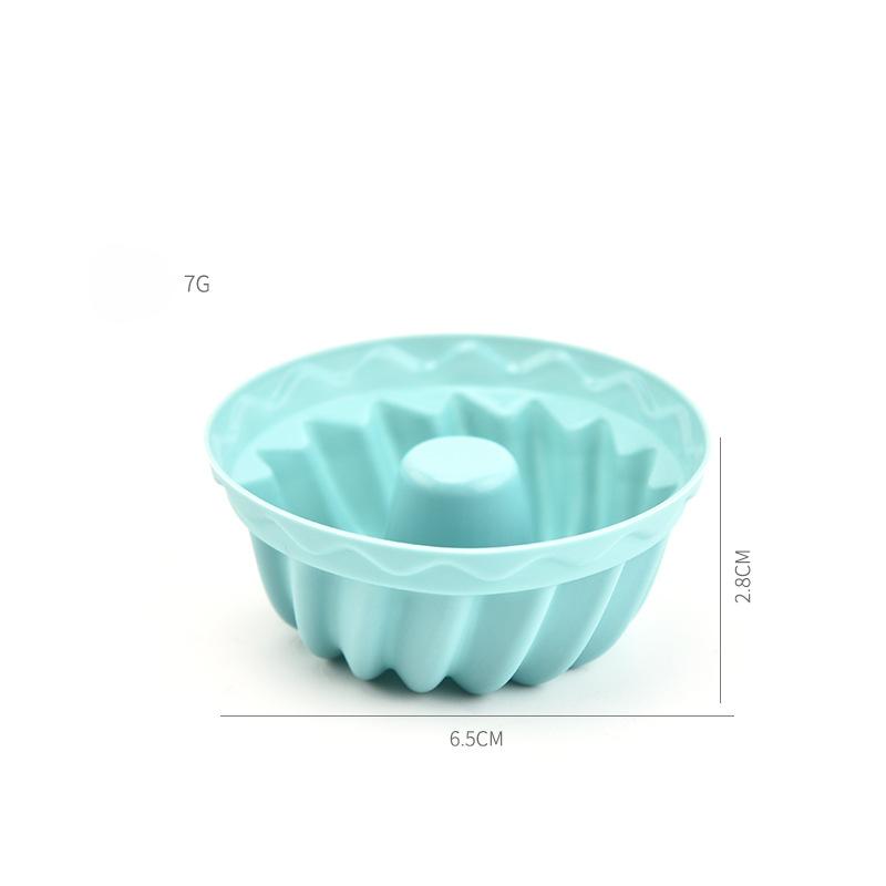 4pcs  Silicone Muffin Cupcake Mold Making Cake Pudding Jelly Baking Tools Are Simple and Convenient