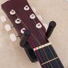 Robuste Schwarze Gitarren-Wandhalterung Platzsparender Ständer Für Akustik- & E-Gitarren, Einfache Montage, Stabile Legierung