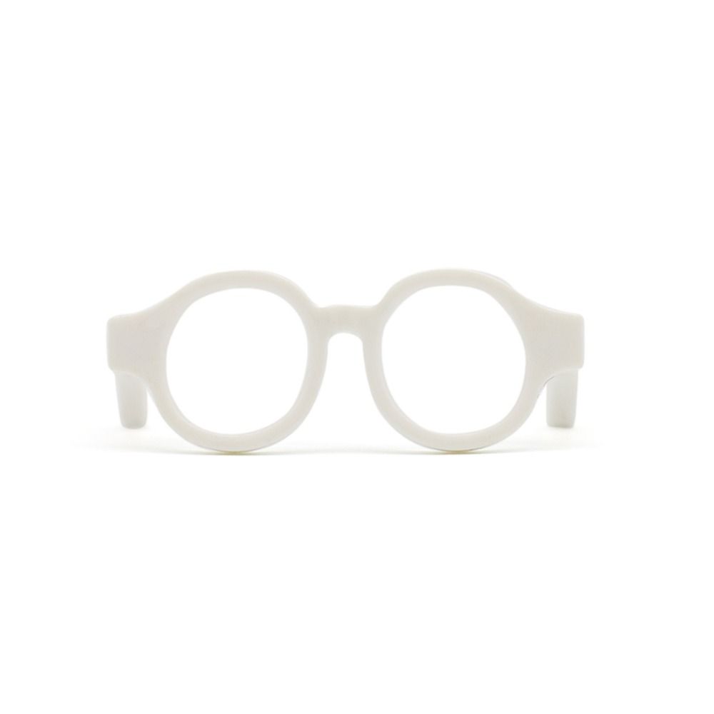 

Round OB11 Doll Round Glasses Black Frame Doll Mini Glasses Doll Round Glasses Doll Ornament White-Square Frame