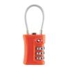 Portable TSA 3 Digit Combination Lock Anti-theft Padlock Suitcase Luggage Coded Lock Wire Rope Security Tool Cabinet Lock Travel