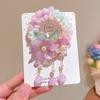 Butterfly Flower Hair Tie Chinese Style Hair Band New Princess Hair Ring  Headdress