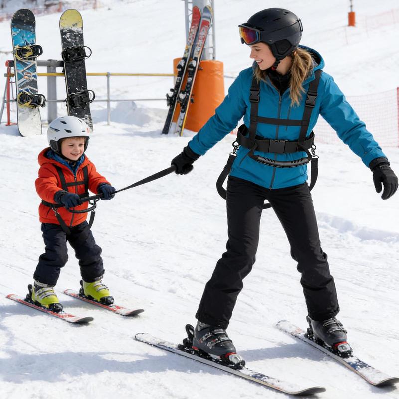 Ski Harness For Kids Anti-Fall Safe Training Leash Snowboarding Traction Speed Control Ski Leash Trainer For Friends Beginners
