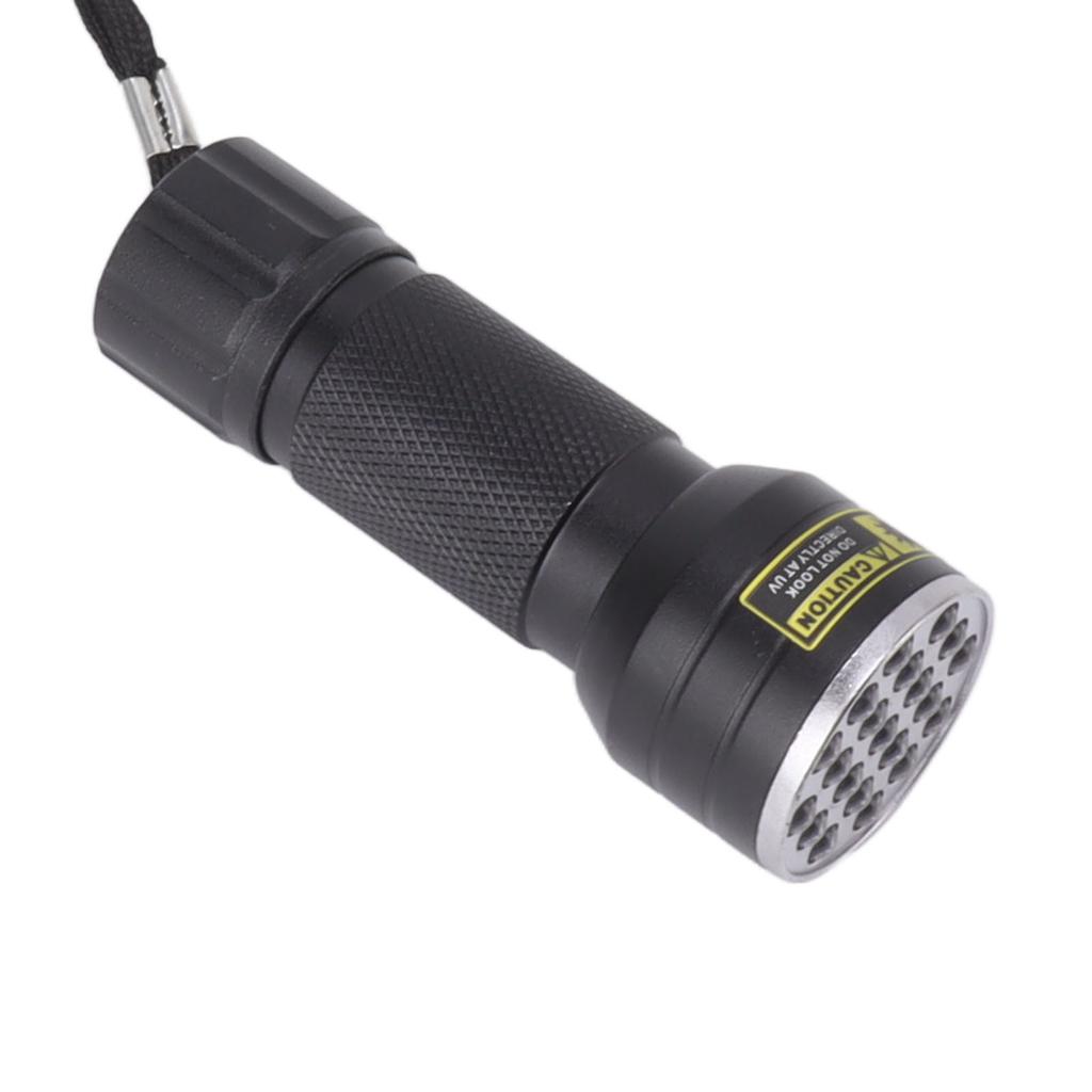 21LED UV Schwarzlicht Taschenlampe 395nm Schwarzlicht LED Taschenlampe für Haustiere Urin Getrocknete Flecken