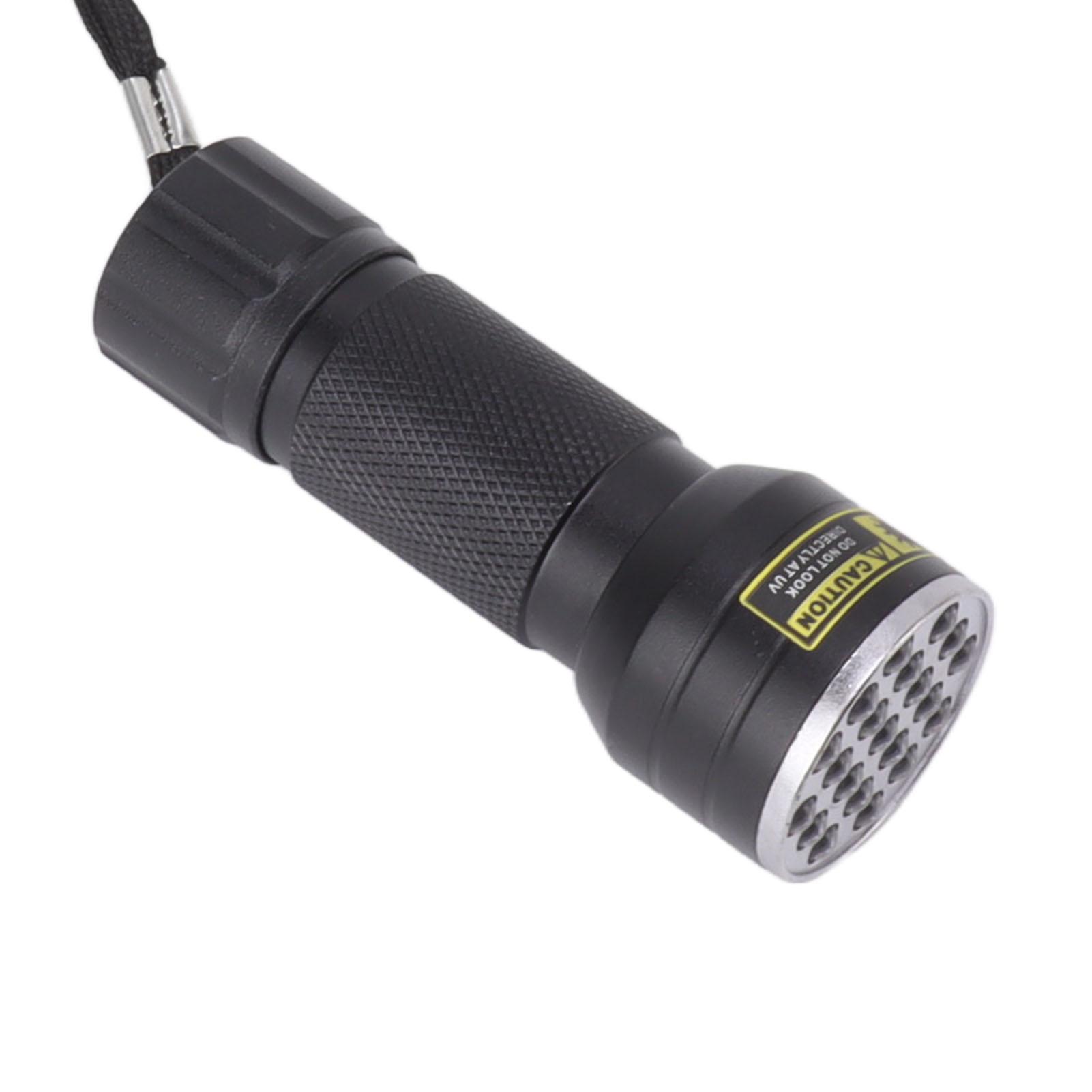 

21LED UV Blacklight Flashlight 395nm Blacklight LED Flashlight for Pets Urine Dry Stains