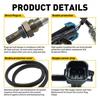 Up+Downstream For 2010-2014 Chevrolet Equinox Oxygen 2.4L O2 02 Sensor 234-4242