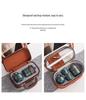 Ancient Charm Ceramic Travel Tea Set: Quick-Brew Pot with Three Cups for Outdoor Use - Customizable Logo Gift