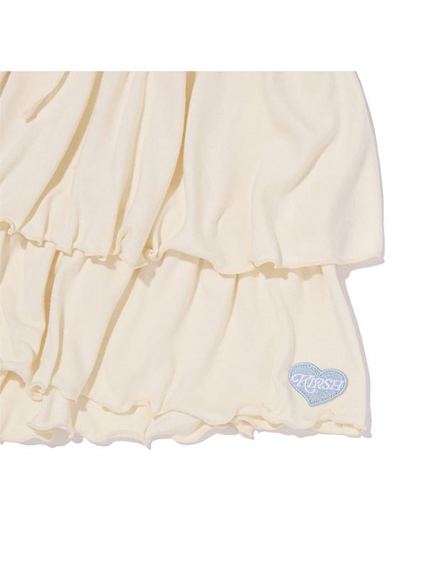 KIRSH Mellow Ruffle Layered Shorts [Light Yellow]