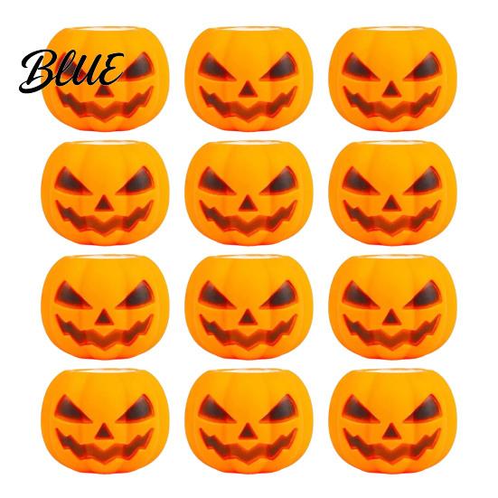 Creepy Pumpkin Pinch Toy 12Pcs Pop-up Ghost Squeeze Toy Stress Relief Head Sensory Pocket Fidget Toys for Party Favors
