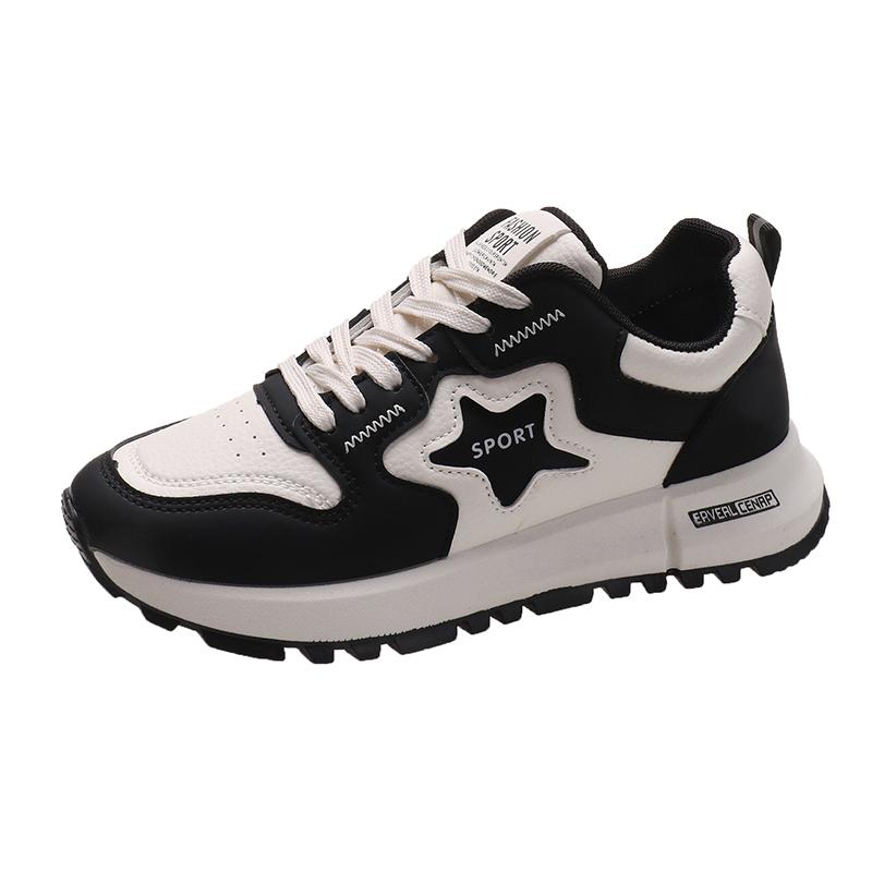 Женская повседневная спортивная обувь на мягкой подошве, легкие белые туфли, универсальные туфли для папы 35 чёрный