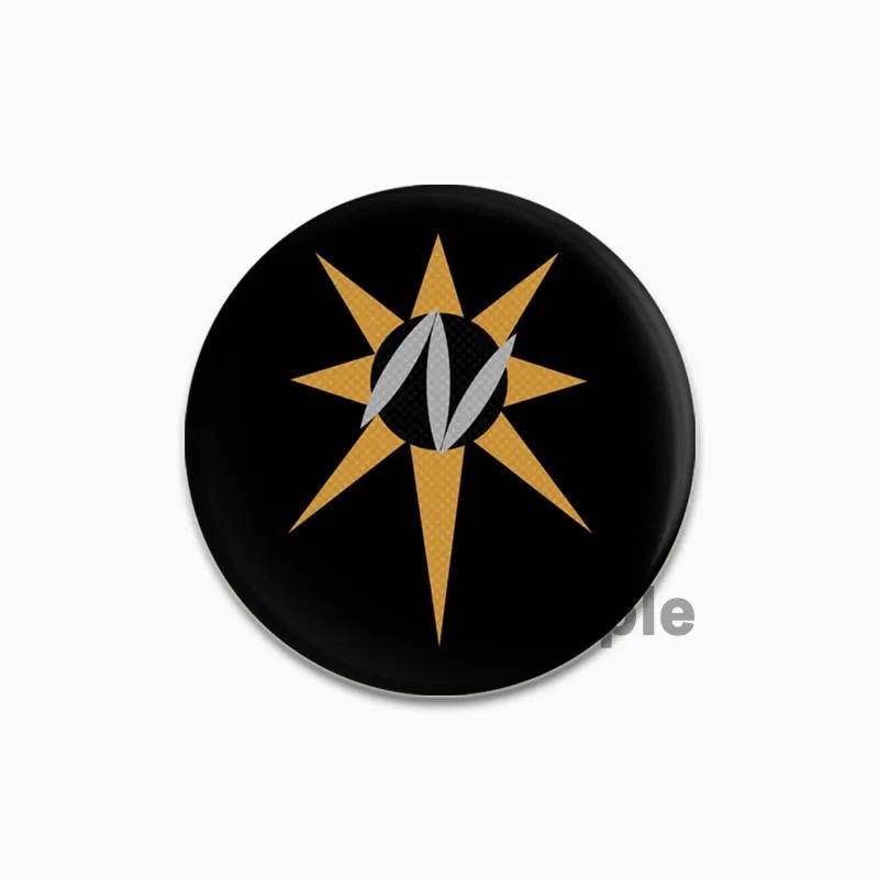 32/44/58mm Funny Cartoon Round Tinplate Pin Brooches Clothes Bag Decor Snap-in Badge Fashion Jewelry Gift