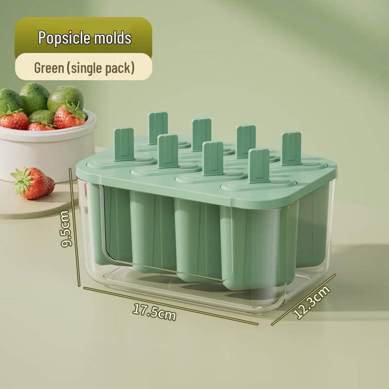 Zhou Mushi 22-Grid Silicone Ice Tray with Lid Popsicle Mold