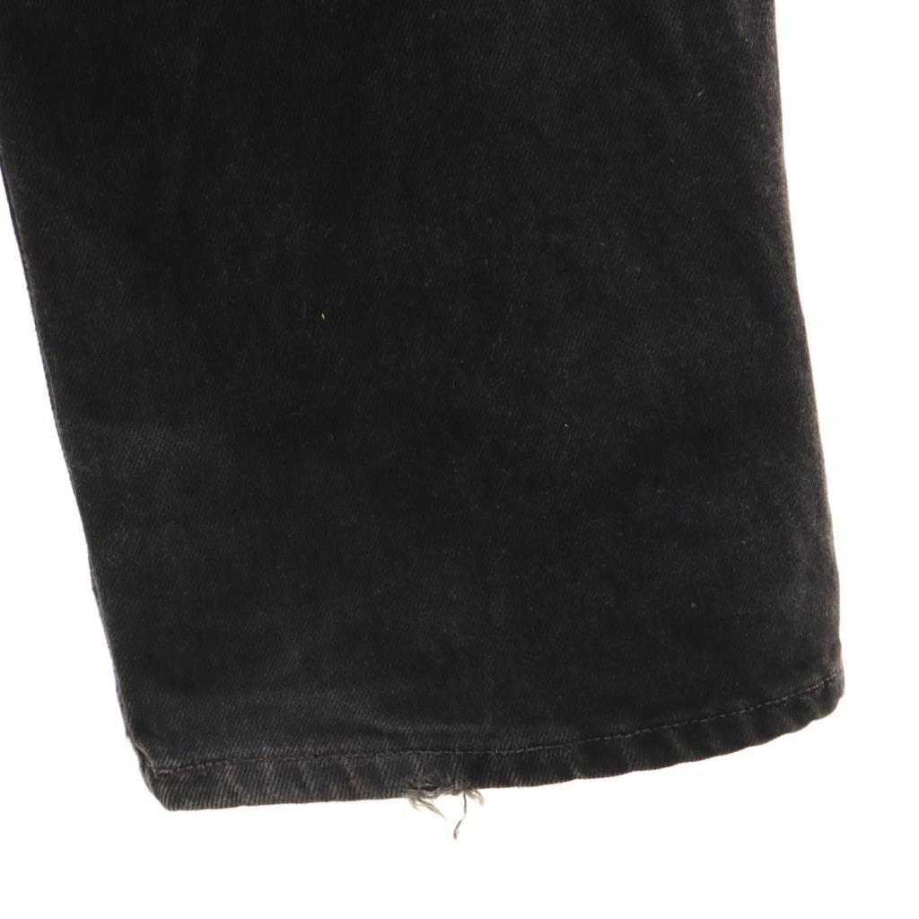 Levi's 90s 512 Old Straight Denim Pants W32 Black Jeans Men's Used