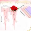 Flower Box Bowknot Design Flower Packaging Box Exquisite Outlook Rose Flower Bouquet Paperboard Wedding Packaging Supplies