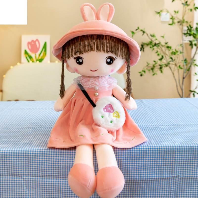 Cute Sweetheart Doll Plush Toy Backpack For Girls Birthday Gift Cartoon Character 50cm/19.68in