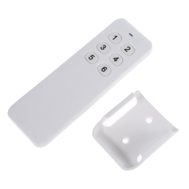 RF Digital Remote Control with Base Transmitter for Switch 433MHz Wireless Learning Code 6/8 Button EV1527 AK-500-8G
