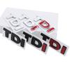 3d ABS Zwart Logo TDI Embleem Auto Kofferbak Badge Decal Voor Passat Jetta Touareg Tiguan Touran Golf 4 5 6 Caddy TDI Sticker Accessoires