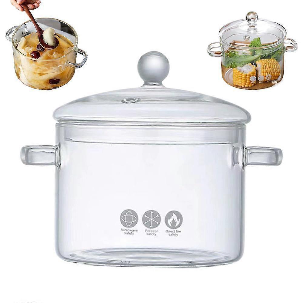 Glass Pot Health Pot High Boron Heat-resistant Thick Glass Stew Pot