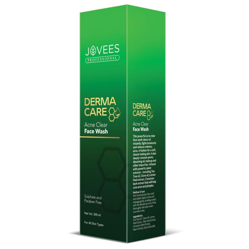 

Jovees Professional Acne Clear Face Wash 200мл | Мягкое очищающее средство для жирной кожи и высыпаний | Глубоко очищающая поры ежедневная пенка для умывания