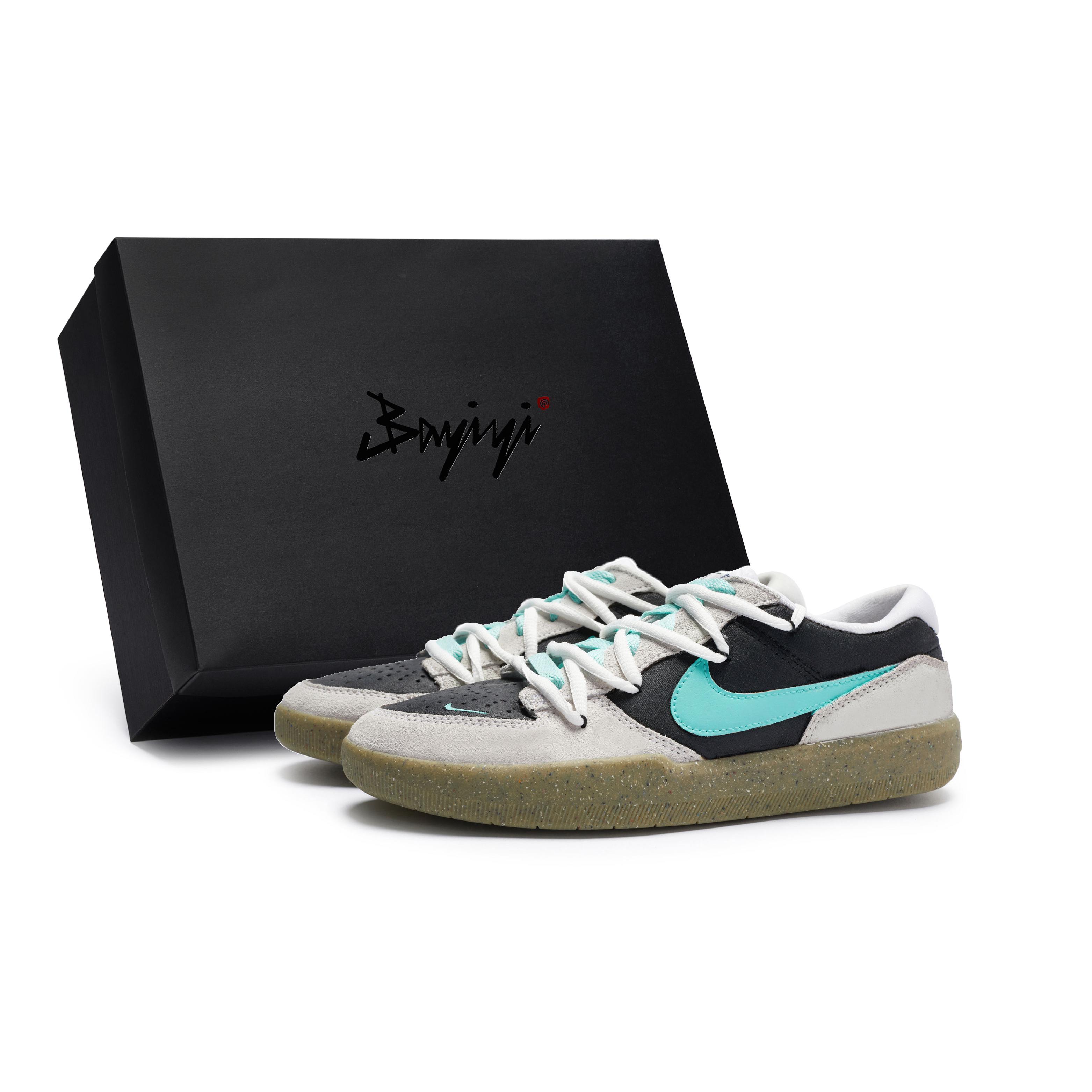 Nike SB Force 58 Skateboard Shoes Unisex Low top Tiffany CZ2959-100(Team80-S-BOX) 36