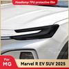 Für MG Marvel R EV SUV 2025 Auto-Scheinwerfer Schwarze TPU-Schutzfolie Frontlicht Farbwechsel-Aufkleber Zubehör