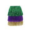 Carnival Fringe Skirt Brazilian Samba Dress Purple Gold Green Belly Dance Performance Skirt Fringed Festival Dance Party Costume