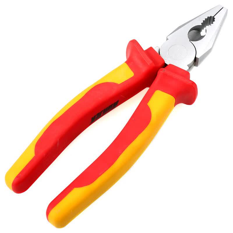 KUNJEK 813-106 Dual-Color Handle Combination Pliers